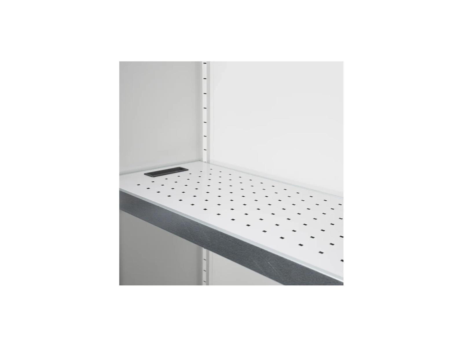 Lochblecheinsatz Wannenboden für Umweltschränke - 50cm breit und 5cm hoch