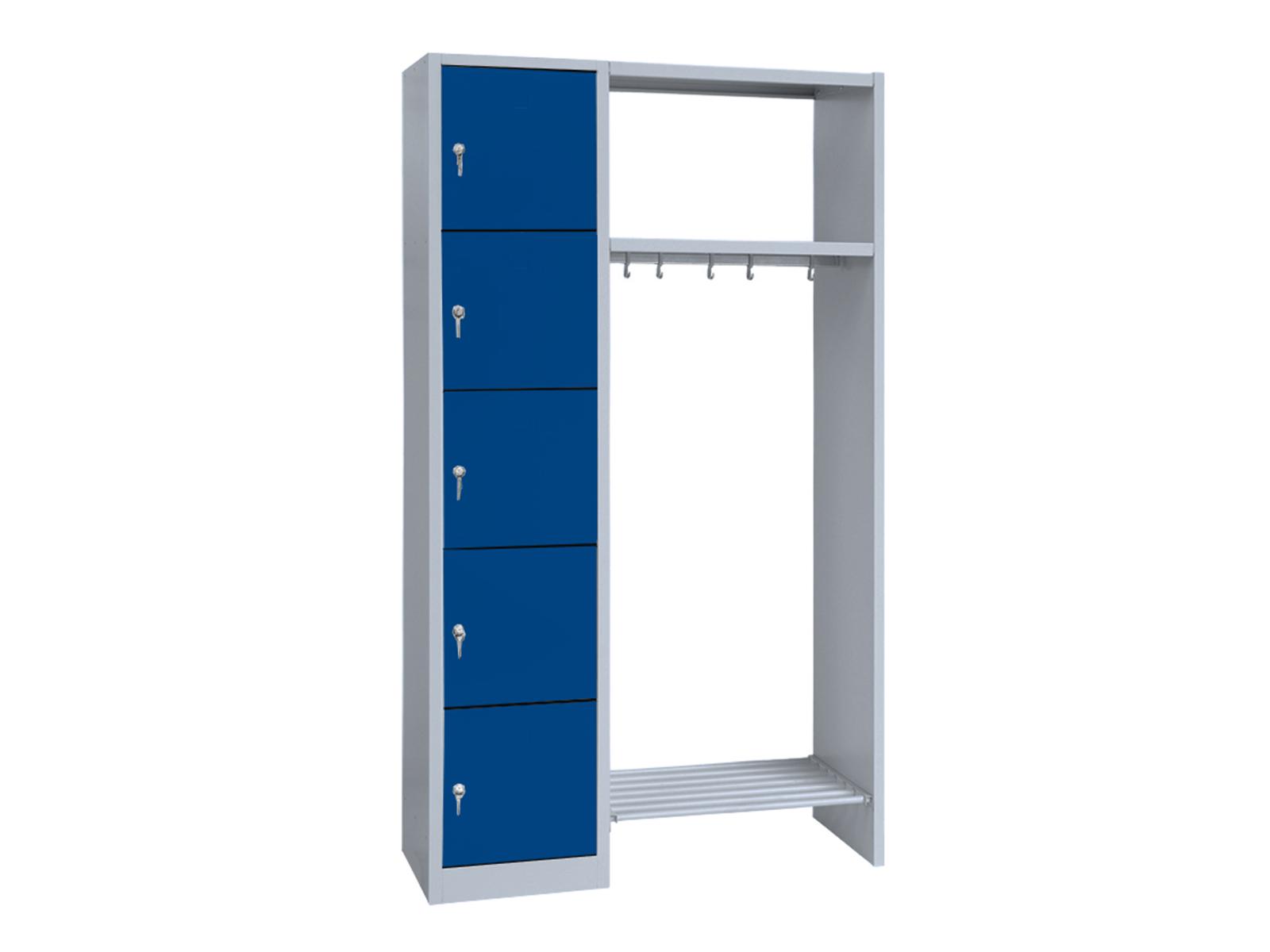 Offene Garderoben Serie Ideal - 5 Fächer links