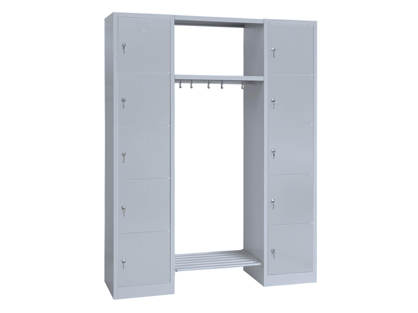 Offene Garderoben Serie Ideal - 10 Fächer