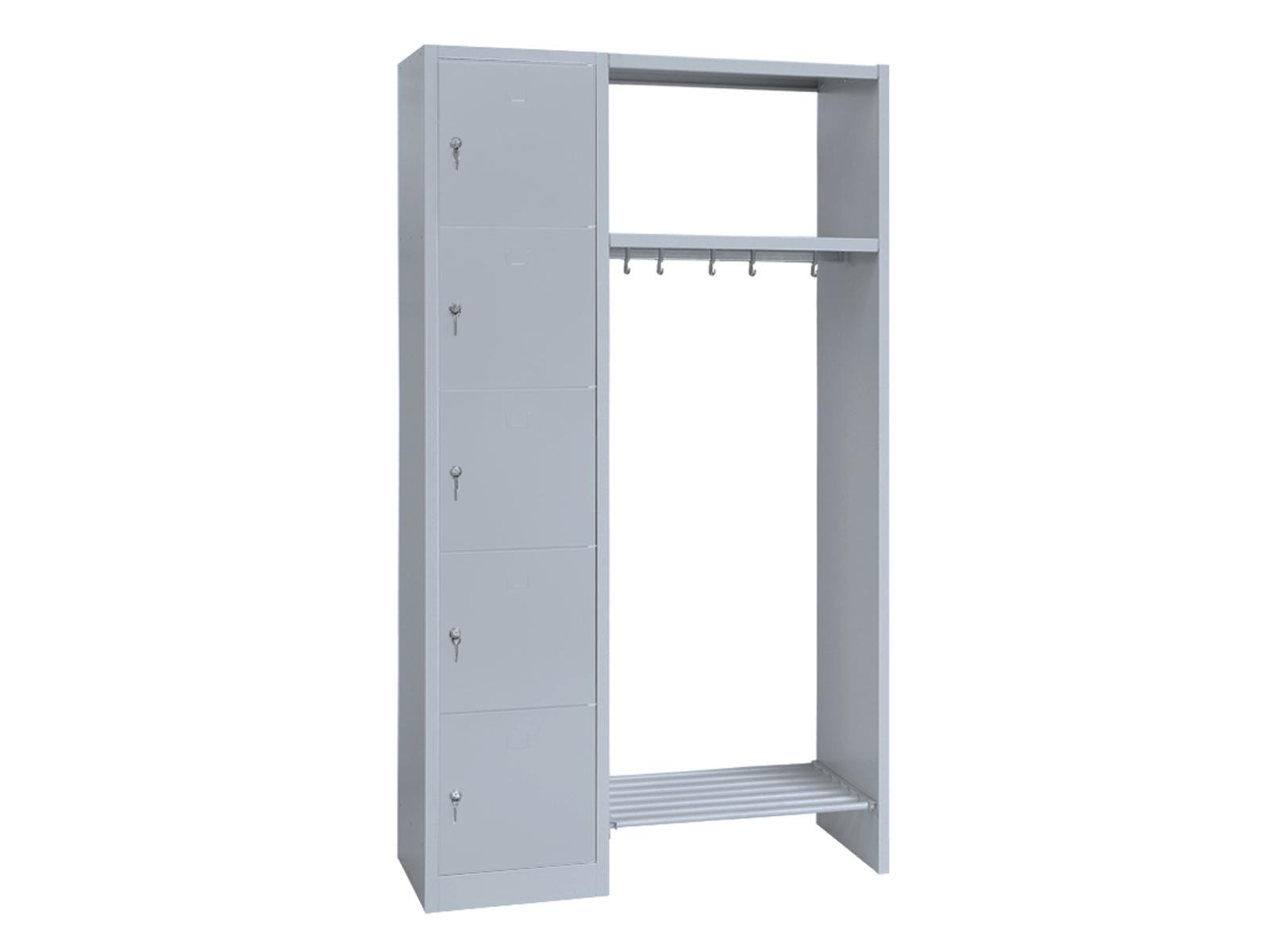 Offene Garderoben Serie Ideal - 5 Fächer links
