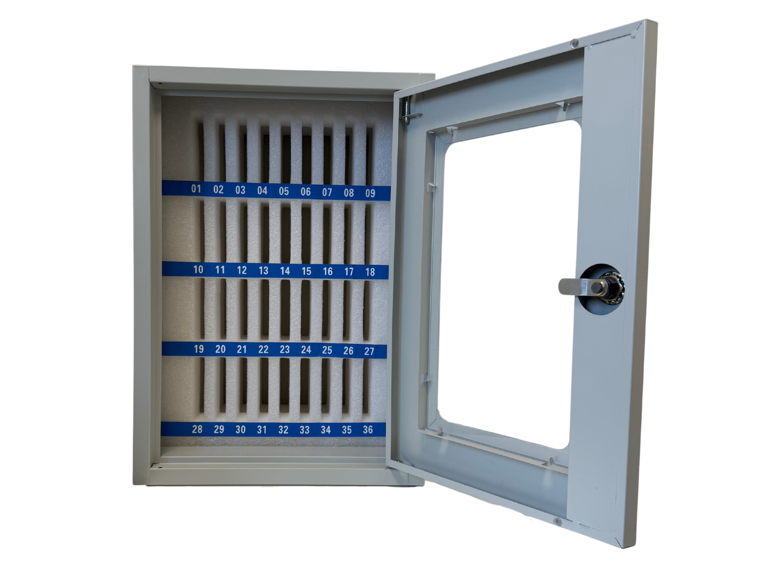Handytresor aus Stahl mit 36 Slots mit PinCode Schloss Smart