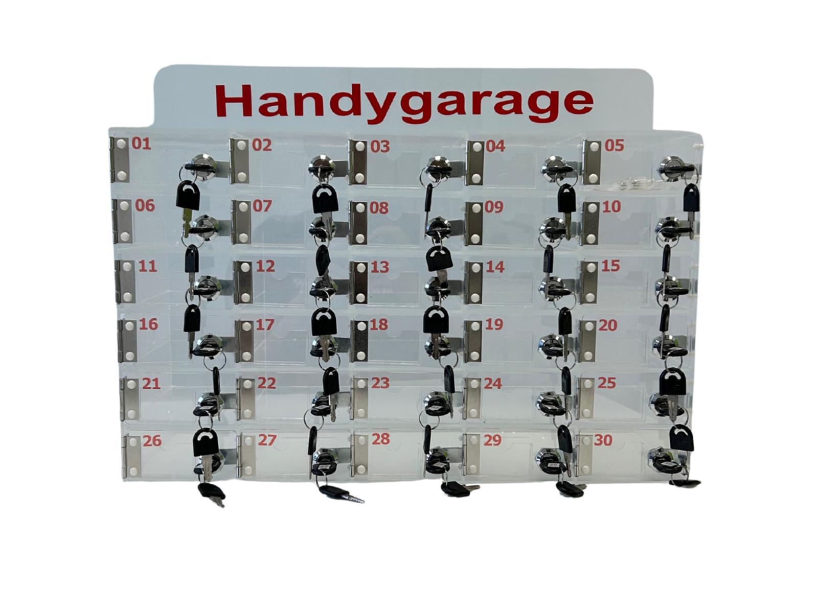 Handybox aus Acryl mit 30 Fächern