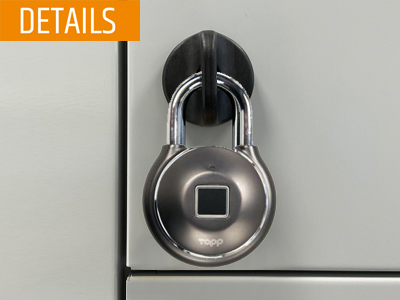 Tapplock one plus - Gun Metal - Bluetooth Vorhängeschloss