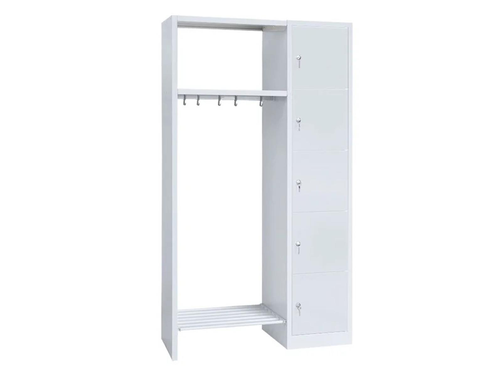 Offene Garderoben Serie Ideal - 5 Fächer rechts