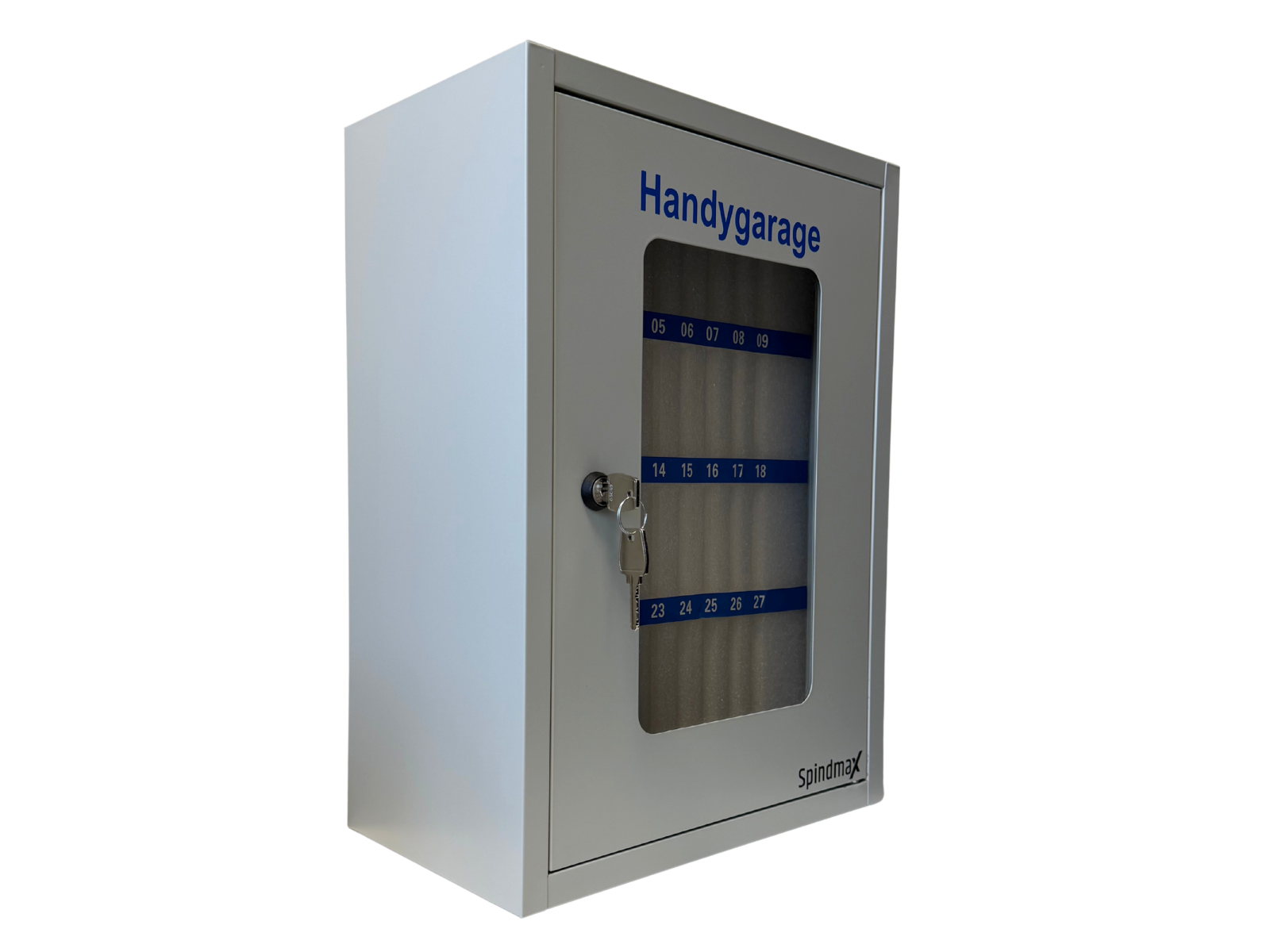 Handytresor aus Stahl mit 36 Slots mit Zylinderschloss