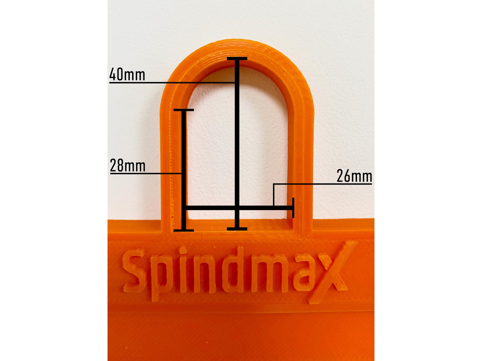 Trennwand mit geschlossener Halterung 76,5cm hoch aus Acryl - Transparent